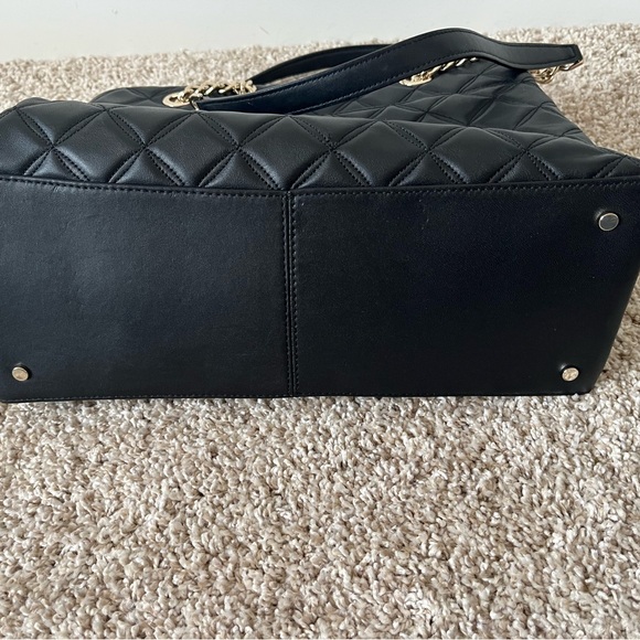 Kate Spade Black Quilted Leather Tote Bag - Picture 3 of 6